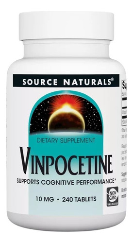 Vinpocetine 10 Mg 240 Tabs By Source Naturals