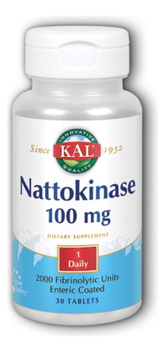 Nattokinase 30 Comprimidos Da Kal