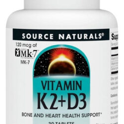 Vitamin K2 30 Tabs By Source Naturals