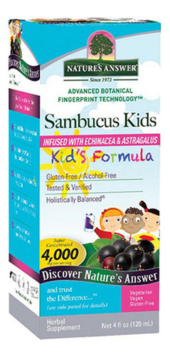 Sambucus Kids 4 Onças Da Nature's Answer