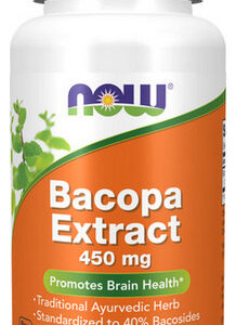 Extrato De Bacopa 450 Mg 90 Cápsulas Vegetais Da Now Foods