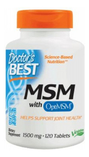 Msm Com Optimsm 1500 Mg 120 Comprimidos Da Doctors Best