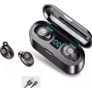 Fones De Ouvido Intra-auriculares Sem Fio Bluetooth Led F9