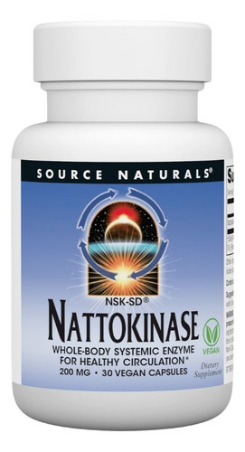Nattokinase Nsk-sd 200 Mg 30 Caps By Source Naturals