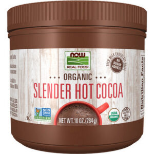 Cacau Quente Adoçado Com Better Stevia 10 Onças Da Now Foods