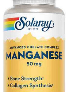 Manganês 50 Mg 100 Cápsulas Da Solaray