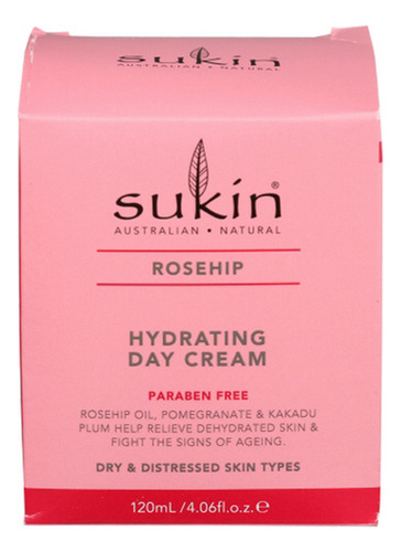 Creme Hidratante De Rosa Mosqueta 4,06 Onças Da Sukin