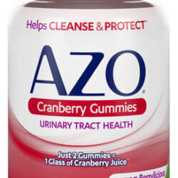 Gomas De Cranberry Mixed Berry 72 Gummies Da Azo