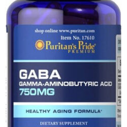 Gaba (ácido Gama-aminobutírico) 750 Mg 90 Cápsulas Da Purita