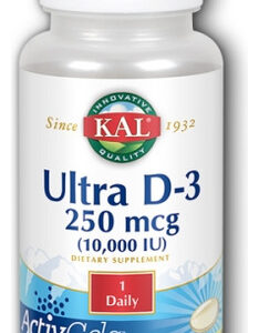 Ultra D-3 10.000 Iu 90 Cápsulas Gelatinosas Da Kal
