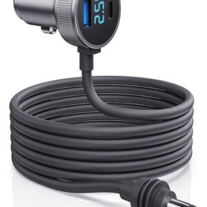 Cabo De Alimentação Do Carregador De Isqueiro De Carro