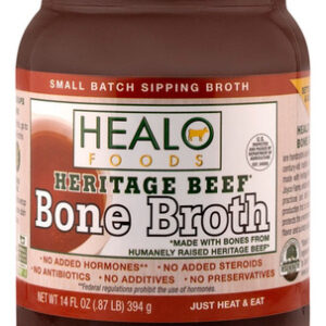 Heritage Beef Bone Broth 14 Oz (case Of 6) By Healo Foods