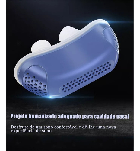 2 Unidades De Mini Dispositivo Elétrico Anti-ronco - Imagem 5