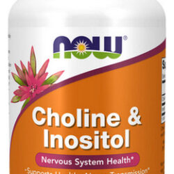 Colina E Inositol 500 Mg 100 Cápsulas Da Now Foods