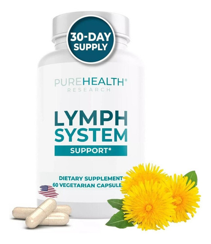 Suporte Ao Sistema Linfático Purehealth Research 60 Cápsulas