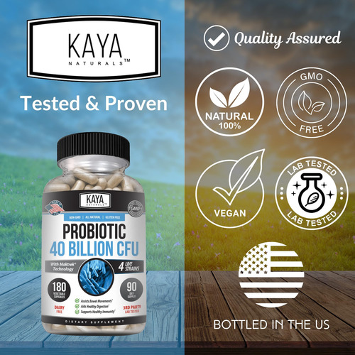 Probiótico Kaya Naturals 40 Bilhões De Ufc | Probióticos Par - Imagem 4
