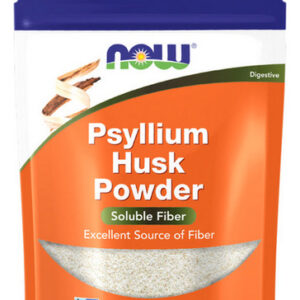 Casca De Psyllium Em Pó Em Pó De 24 Onças Da Now Foods
