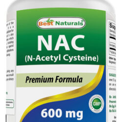 Suplemento Best Naturals Nac N-acetil-cisteína 600 Mg 250 Cá