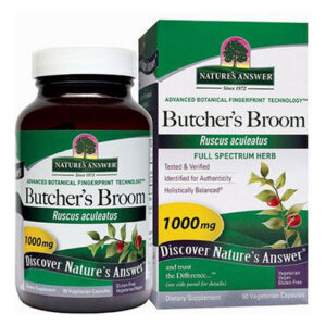Butchers Broom Root 90 Cápsulas Da Nature's Answer