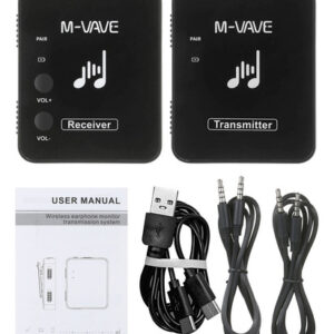 . Transmissão De Monitor De Fone De Ouvido Sem Fio M-vave