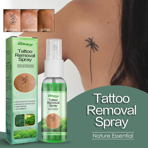 2pcs Spray De Remoção De Tatuagem: Seguro E Eficaz 30 Ml - Imagem 4