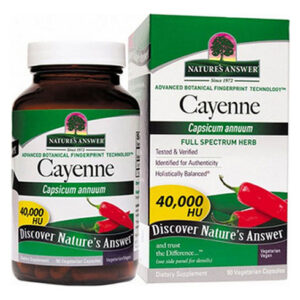 Pimenta Caiena 90 Cápsulas Da Nature's Answer