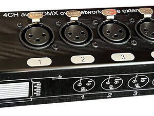 . Áudio Xlr De 4 Canais E 3 Pinos L61pc E Cabo Dmx Sobre