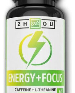 Energy + Focus 60 Cápsulas Vegetais Da Zhou Nutrition
