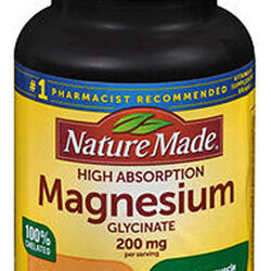Magnesium Glycinate 200 Mg 60 Caps By Nature Made