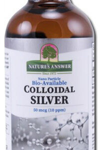 Líquido De Prata Coloidal De 4 Onças Da Nature's Answer
