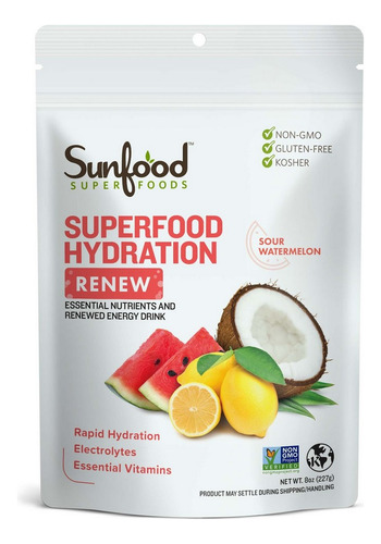 Hydration Renew 8 Oz Da Sunfood Superfoods
