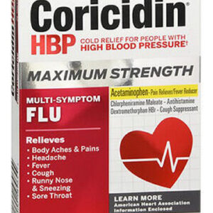 Coricidina Hbp, Gripe Multissintomática, Força Máxima, 24 Un