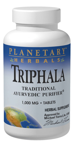 Triphala 1000 Mg 120 Comprimidos Da Planetary Ayurvedics