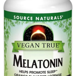 Melatonina Verdadeira Vegana 2,5 Mg De Laranja 60 Comprimido