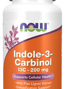 Indole-3-carbinol (i3c) 200 Mg 60 Cápsulas Da Now Foods