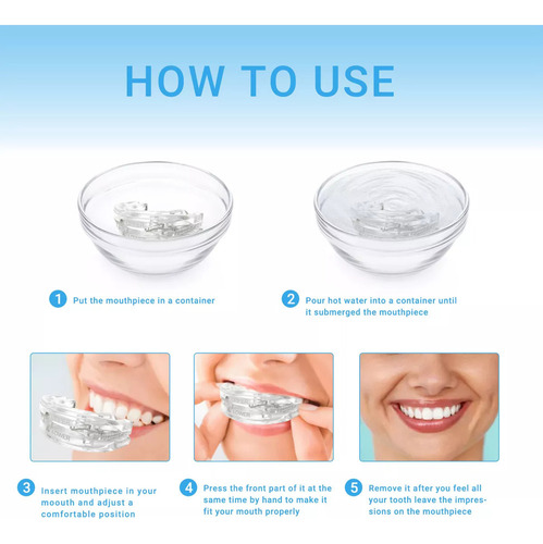 Novo Dispositivo Mouthguard Night Anti Ronco Grinding Time - Imagem 5