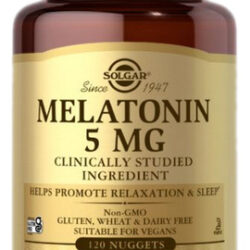 Melatonina 5 Mg 120 Nuggets By Solgar
