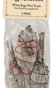 Pacotes White Sage Torch Mini 3 Da Sage Secrets