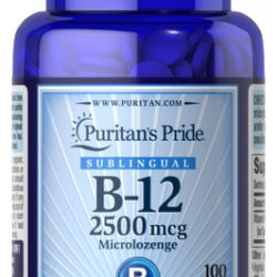 Vitamina B-12 2500 Mcg Sublingual 100 Micropastilhas Da Puri