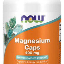 Magnésio 400 Mg 180 Cápsulas Da Now Foods