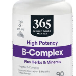 Suplemento 365 Da Whole Foods Market Vitamin B Complex 90 Ta