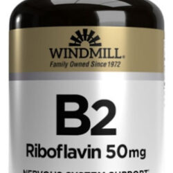 Vitamina B2 50 Mg 100 Comprimidos Da Windmill Health