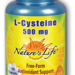 L-cisteína 500 Mg 100 Cápsulas Da Nature's Life