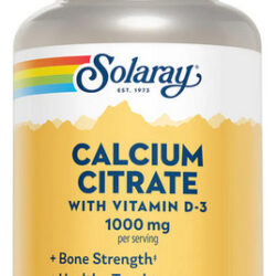 Calcium Citrate 1000 Mg 90 Caps By Solaray