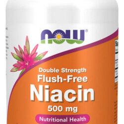Niacina 500 Mg Sem Rubor 180 Cápsulas Da Now Foods