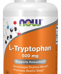 L-triptofano 500 Mg 60 Cápsulas Da Now Foods