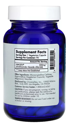 2025 Tru Niagen 300 Mg Potenciator Nad+ Anti-envenenamento - Imagem 3