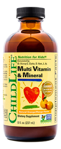 Multivitamínico E Mineral De 8 Fl Oz Da Child Life Essential