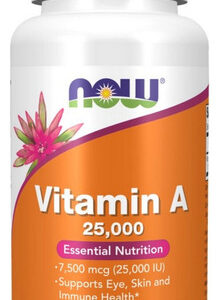 Vitamina A Do Óleo De Fígado De Peixe 25.000 Ui 250 Cápsulas