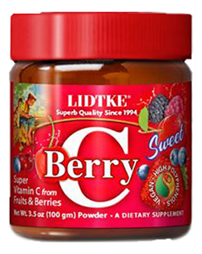 Berry-c Em Pó Doce De 3,5 Onças Da Lidtke